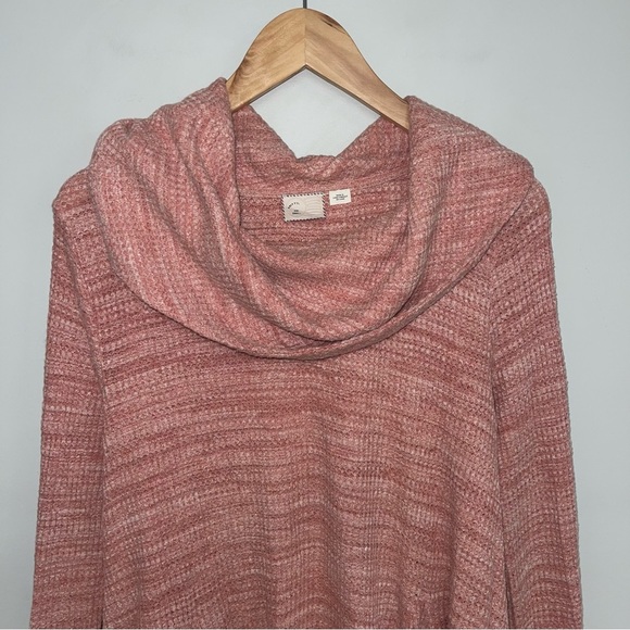 Anthropologie Postmark Sweater Size Small Pink "Maurisa" Cowl Neck Long Sleeves - Picture 5 of 11